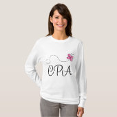 Cute roze CPA T-shirt (Voorkant volledig)