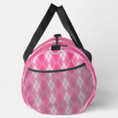Cute Roze Digitale Camo Reis Duffle Tas (Rechts)