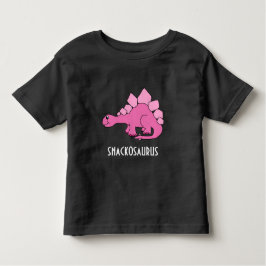 Cute roze dinosaur Snackosaurus Kinder Shirts