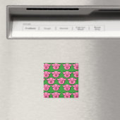 Cute roze draaistellen magneet (Insitu (Vaatwasser))