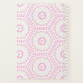 Cute roze Eenvoudig Geometric Whimsical Patroon Planner (Achterkant)