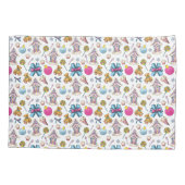 Cute roze en Blue Kerstmis Nutcracker Wreater Kussensloop (Achterkant-Links)