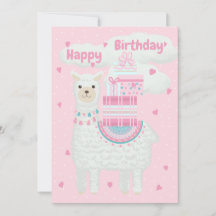 Cute roze en mint lama