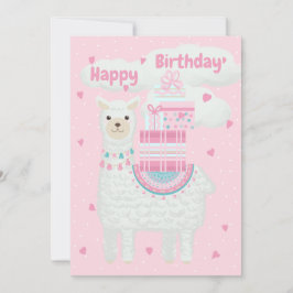 Cute roze en mint lama