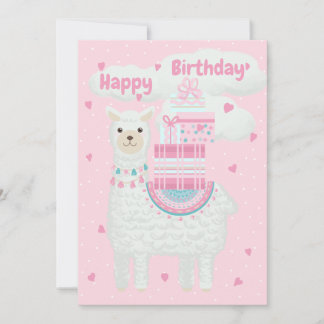 Cute roze en mint lama