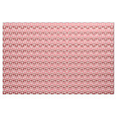 Cute roze en Red Checkered Hearts Pattern Stof (Yard (91,4 cm))