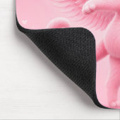 Cute Roze Engel Kat Muismat (Hoek)