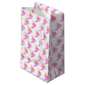 Cute roze Fish Pattern Klein Cadeauzakje (Voorkant Gekanteld)