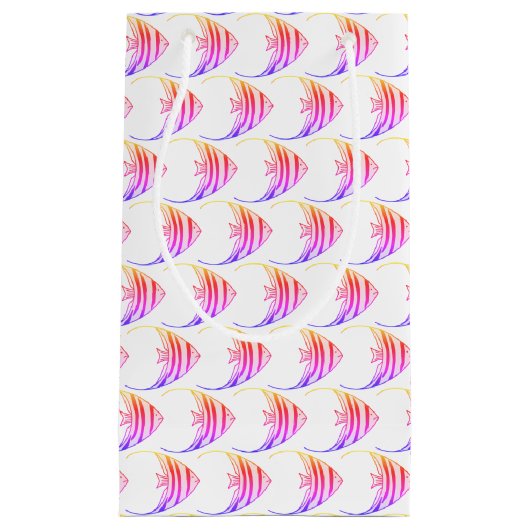 Cute roze Fish Pattern Klein Cadeauzakje (Voorkant)