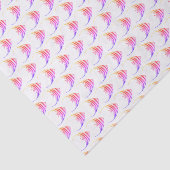 Cute roze Fish Pattern Tissuepapier (Detail)