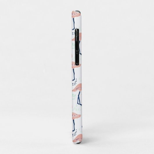 Cute roze flamingo Case-Mate iPhone case (Achterkant/links)