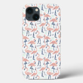 Cute roze flamingo mask Case-Mate iPhone case (Achterkant)
