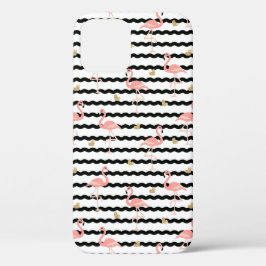 Cute Roze Flamingo Naadloos Patroon Case-Mate iPhone Case