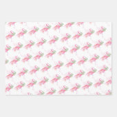 Cute roze Flamingo patroon Waterverf Inpakpapier Vel (Voorkant 2)
