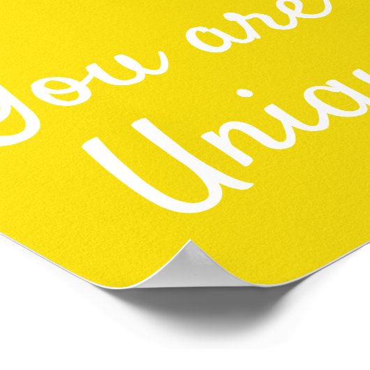 Cute roze flamingo poster (Hoek)