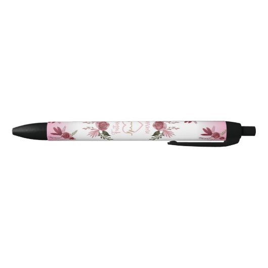 Cute roze Floral Future Nurse Pen (Bodem)
