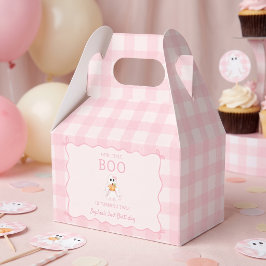 Cute Roze Geest Halloween Verjaardag Favoriet Doze Bedankdoosjes