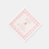 Cute Roze Geest Halloween Verjaardag Servetten (Hoek)