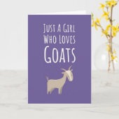 Cute Roze Geit Kaarten Voor Baby Meisjes Voor Kind (Gele Bloem)