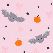 Cute Roze Halloween Vleermuis Patroon Ritssluiting Etui