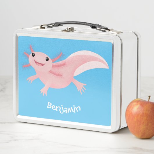 Cute roze happy axolotl (In situ)