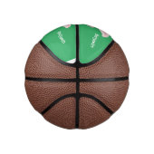 Cute roze happy axolotl basketbal (Rechts)