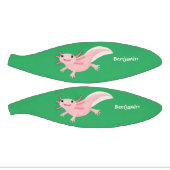 Cute roze happy axolotl basketbal (Panelen)