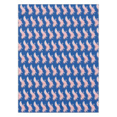 Cute roze happy axolotl tafelkleed (Voorkant)