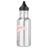 Cute roze happy axolotl waterfles  (Rechts)