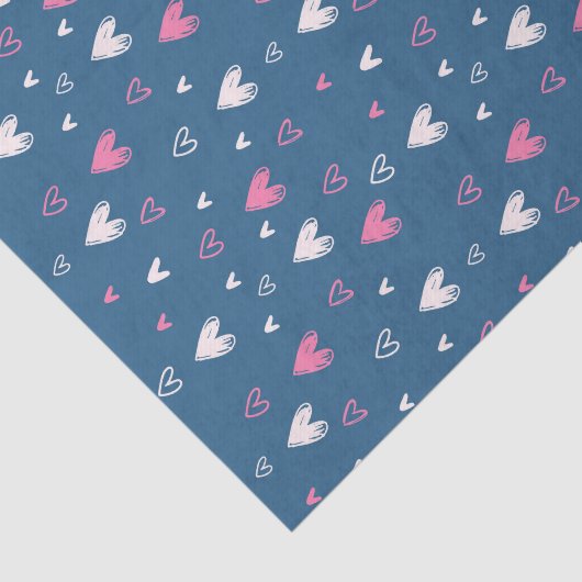 Cute roze hardewartkettkettingen Valentijnsdag Tissuepapier (Detail)