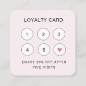 Cute Roze Hart Glitter Tekst Goede Dagen QR-code Vierkante Visitekaartje (Achterkant)