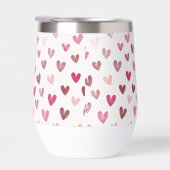 Cute Roze Hart Patroon – Romantisch & Stijlvol Ont (Rechts)