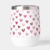 Cute Roze Hart Patroon – Romantisch & Stijlvol Ont (Achterkant)