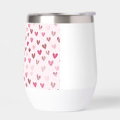 Cute Roze Hart Patroon – Romantisch & Stijlvol Ont (Links)