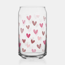 Cute Roze Hart Patroon – Romantisch & Stijlvol Ont