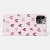 Cute Roze Hart Patroon – Romantisch &Stijlvol Ontw Case-Mate iPhone Case (Achterkant (horizontaal))