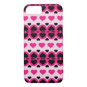Cute roze harten Case-Mate iPhone case