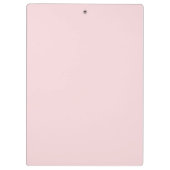 Cute Roze Harten Initialen Monogram Klembord (Achterkant)