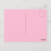 Cute Roze Hartjes, Lavendel & Witte Weefsel Verjaa Briefkaart (Achterkant)