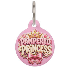 Cute Roze Hondenhalsband Verwende Prinses Pet ID T Huisdierpenning