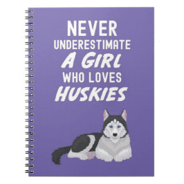 Cute Roze Husky Cadeaus Voor Baby Meisjes Kinderen Notitieboek