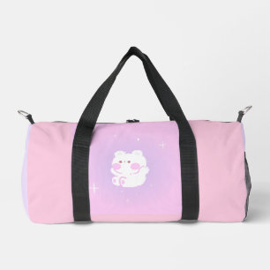 Cute Roze Kat Duffle Tas - Kawaii Gymtas