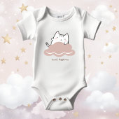 Cute Roze Katje Patroon Romper