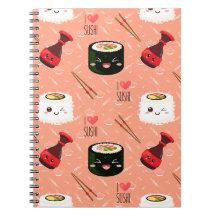 Cute roze Kawaii Sushi patroon