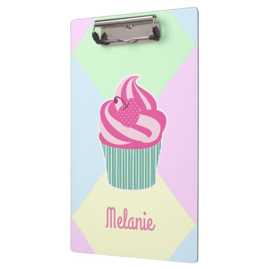 Cute roze koekjespasta-kleuren, speciaal gepersona klembord (Links)