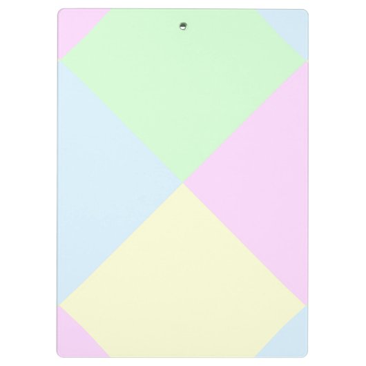 Cute roze koekjespasta-kleuren, speciaal gepersona klembord (Achterkant)