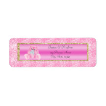 Cute Roze Konijn Baby Shower