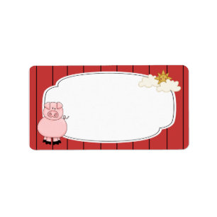 Cute roze label