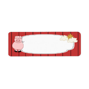 Cute roze label