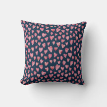Cute roze Love Heart-patroon